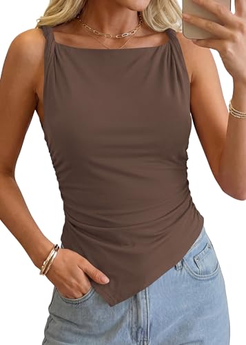 Asymmetrical Sleeveless Top