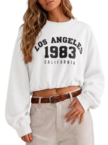 Cropped LA Crewneck