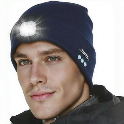 Bluetooth Beanie w/Light