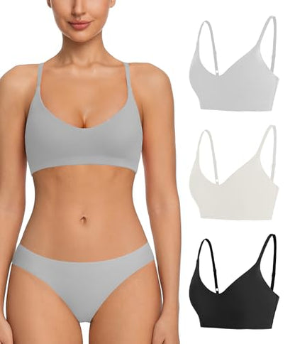 3pk Bralettes