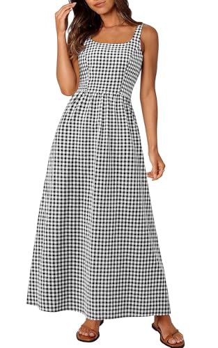 Gingham Maxi Dress