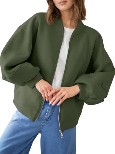 Zip Up Bomber Jacket