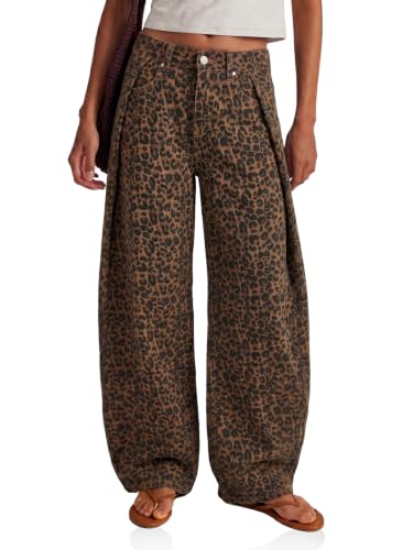 Baggy Pleated Jeans