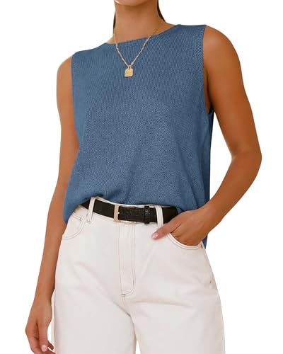 Sleeveless Sweater Top