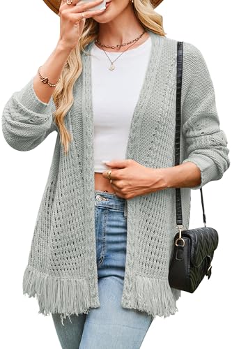 Crochet Fringe Cardigan