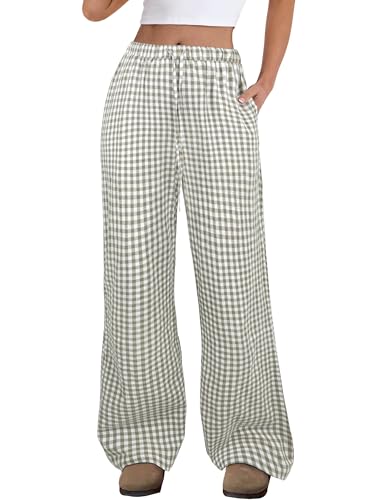 ANRABESS Gingham Pants