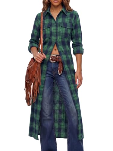 Plaid Shirt Dress