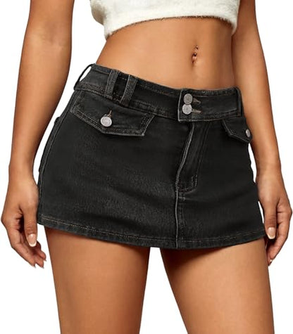 Denim Mini Skirt