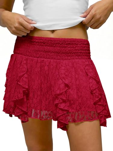 Lace Mini Skirt