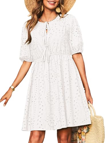 Cotton Eyelet Dress