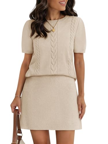 Puff Sleeve Sweater Set