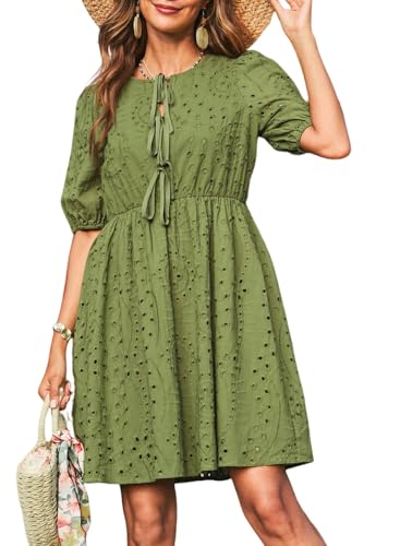 Cotton Eyelet Dress