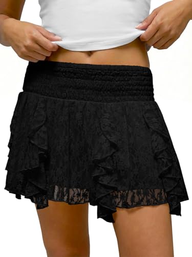 Lace Mini Skirt
