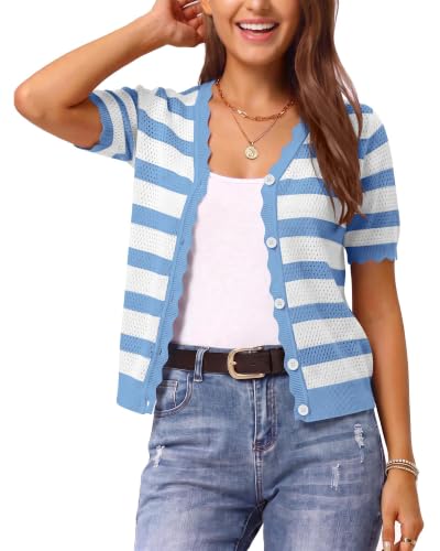 Striped Knit Cardigan