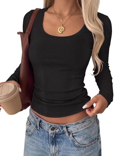 Ribbed Long Sleeve Top