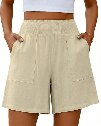 Linen Blend Shorts