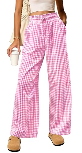 Cotton Gingham Pants