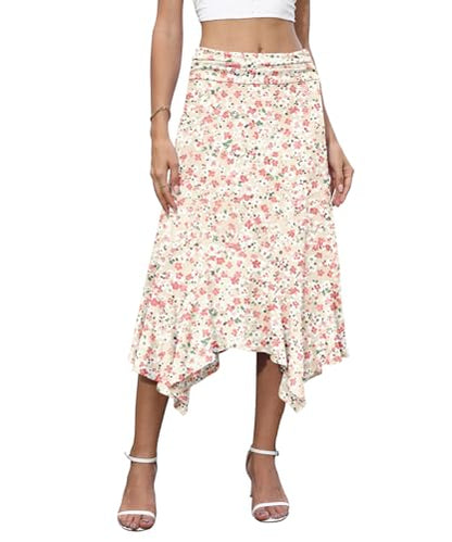 High Waisted Midi Skirt