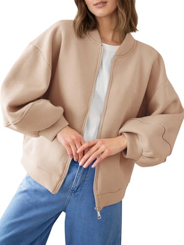 Zip Up Bomber Jacket