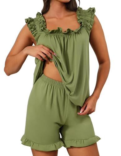 Ruffle Pajama Set