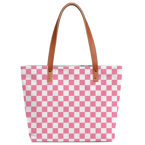 Checkered Tote Bag