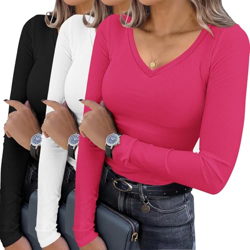 3pk V-Neck Tops