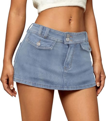 Denim Mini Skirt