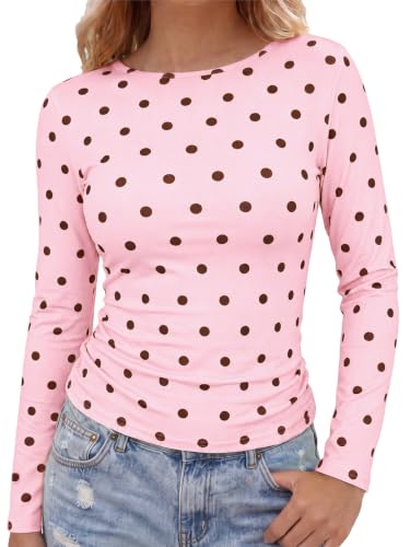 Polka Dot Long Sleeve Top