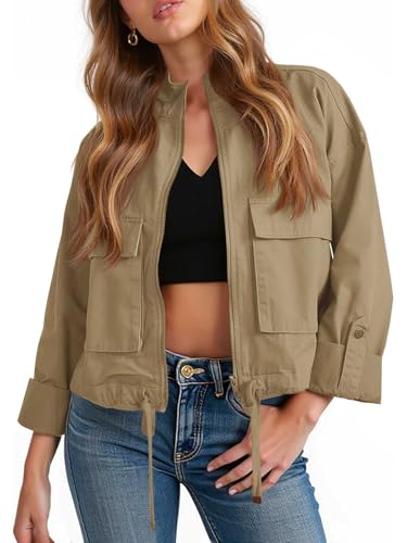 Cropped Military Jacket
