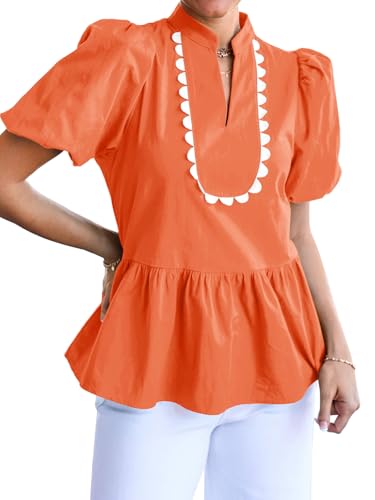 Peplum Ruffle Blouse