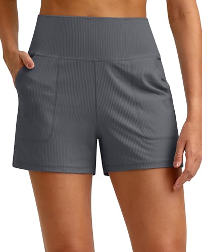 Ribbed Casual Shorts