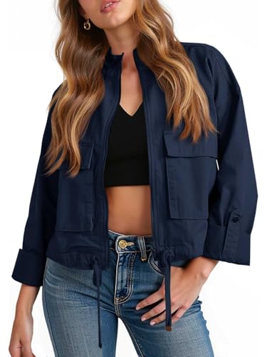 Cropped Military Jacket