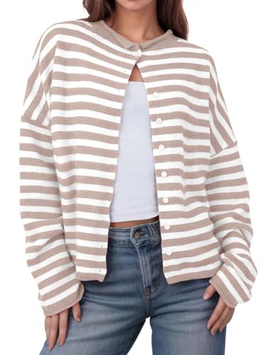 Striped Knit Cardigan
