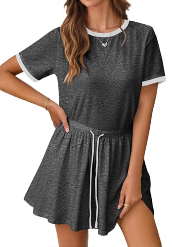 Drawstring Mini Dress