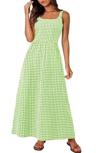Gingham Maxi Dress