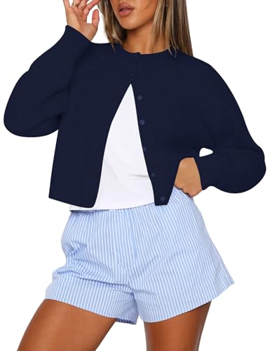 Cropped Cardigan Sweater