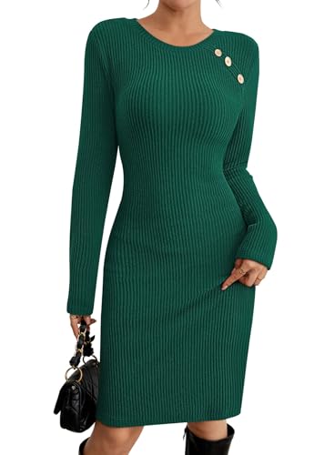 Ribbed Knit Bodycon Dress