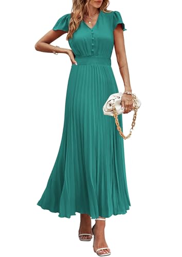 Pleated Maxi Dress