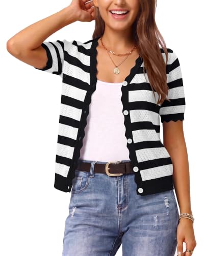 Striped Knit Cardigan