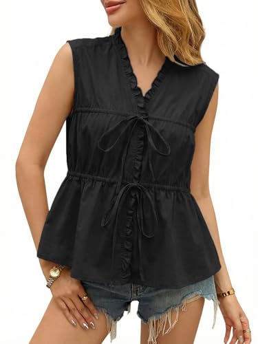 Tie Front Top