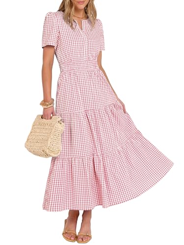 Gingham A-Line Dress