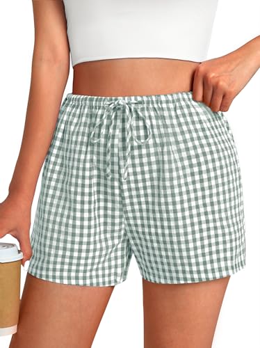 Gingham Pajama Shorts