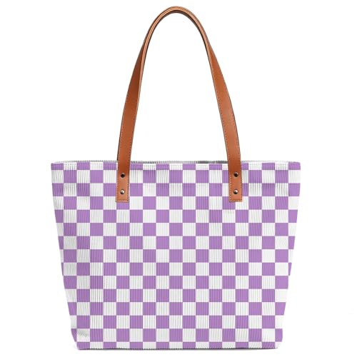 Checkered Tote Bag