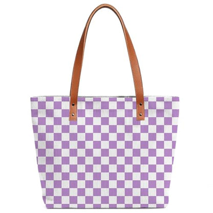 Checkered Tote Bag