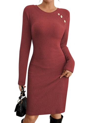 Ribbed Knit Bodycon Dress