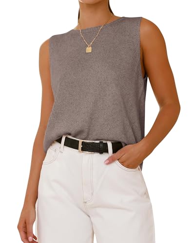 Sleeveless Sweater Top