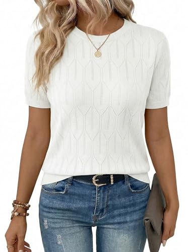 Short Sleeve Lightweight Sweater