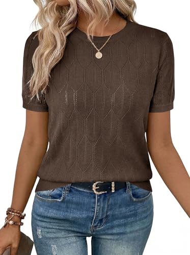 Short Sleeve Lightweight Sweater