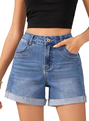 Jean Shorts High-Waisted