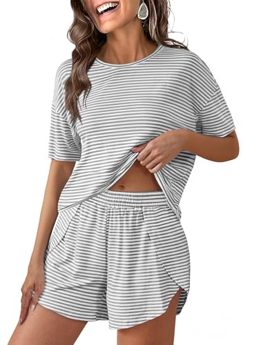 ANRABESS Striped Pajama Set
